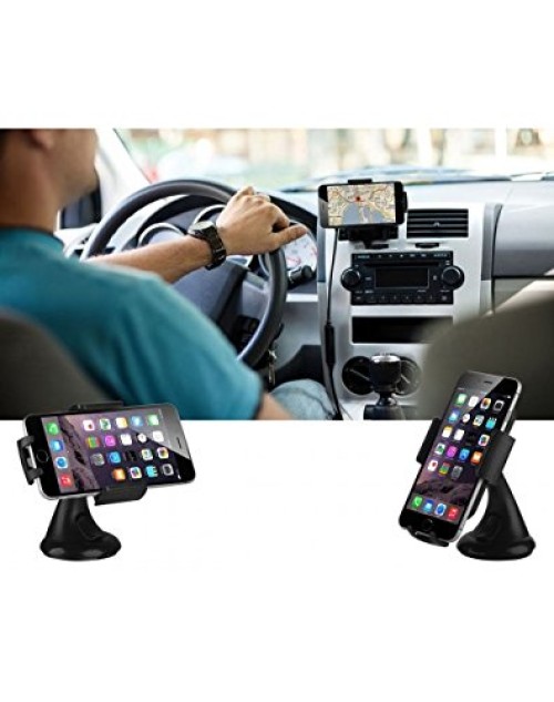 New universal in Car Sleek Mount Holder 360 Degree Rotating for Smartphone,GPS.PDA,MP3 players & other devices between 50mm and 90mm wide.